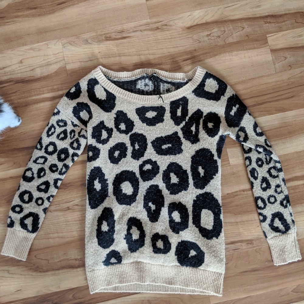 Leopard Print Sweater